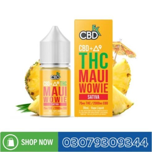 Delta-9 THC + CBD Vape Juice: Maui Wowie (Sativa) In Bahawal