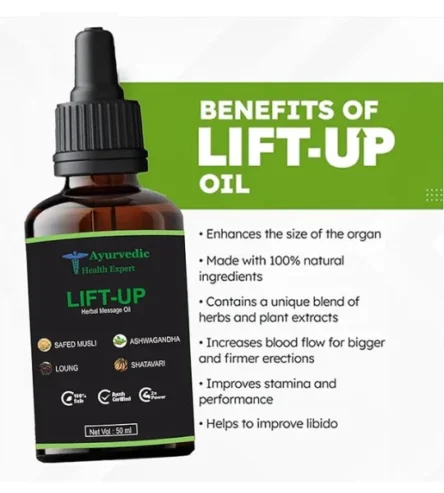 Lift-up Herbal Massage Oil in Lahore – 0335-8875990