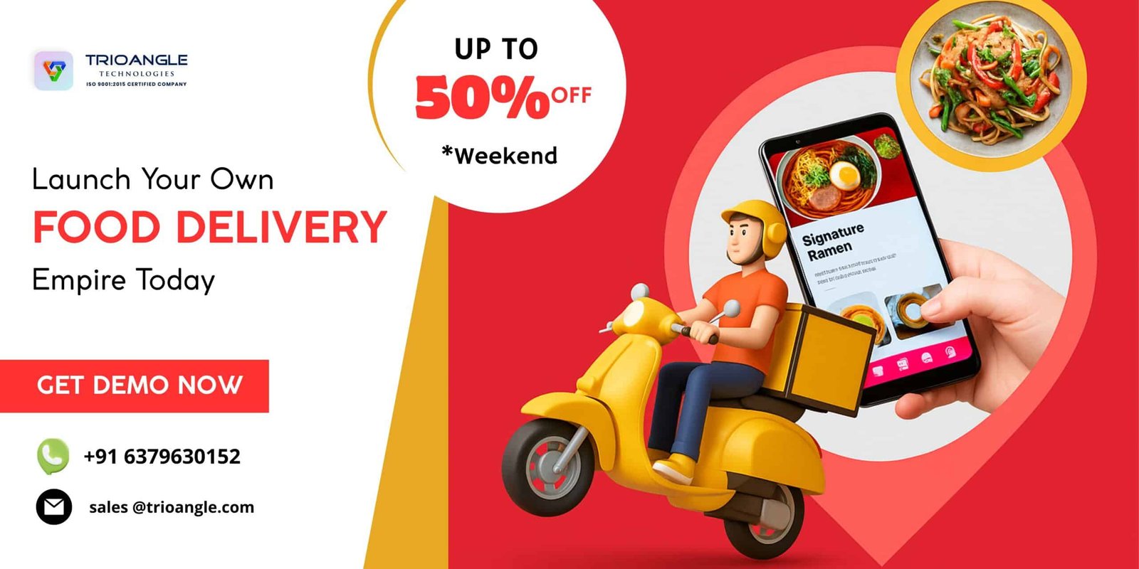 Launch Your Own Food Delivery Empire – Get 50% OFF!