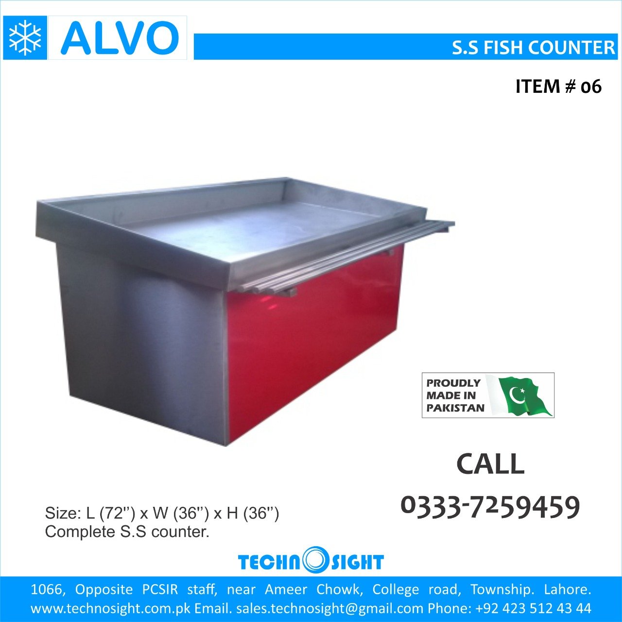 ALVO Meat Display for Meat Shop Pakistan#ALVO Meat Chiller