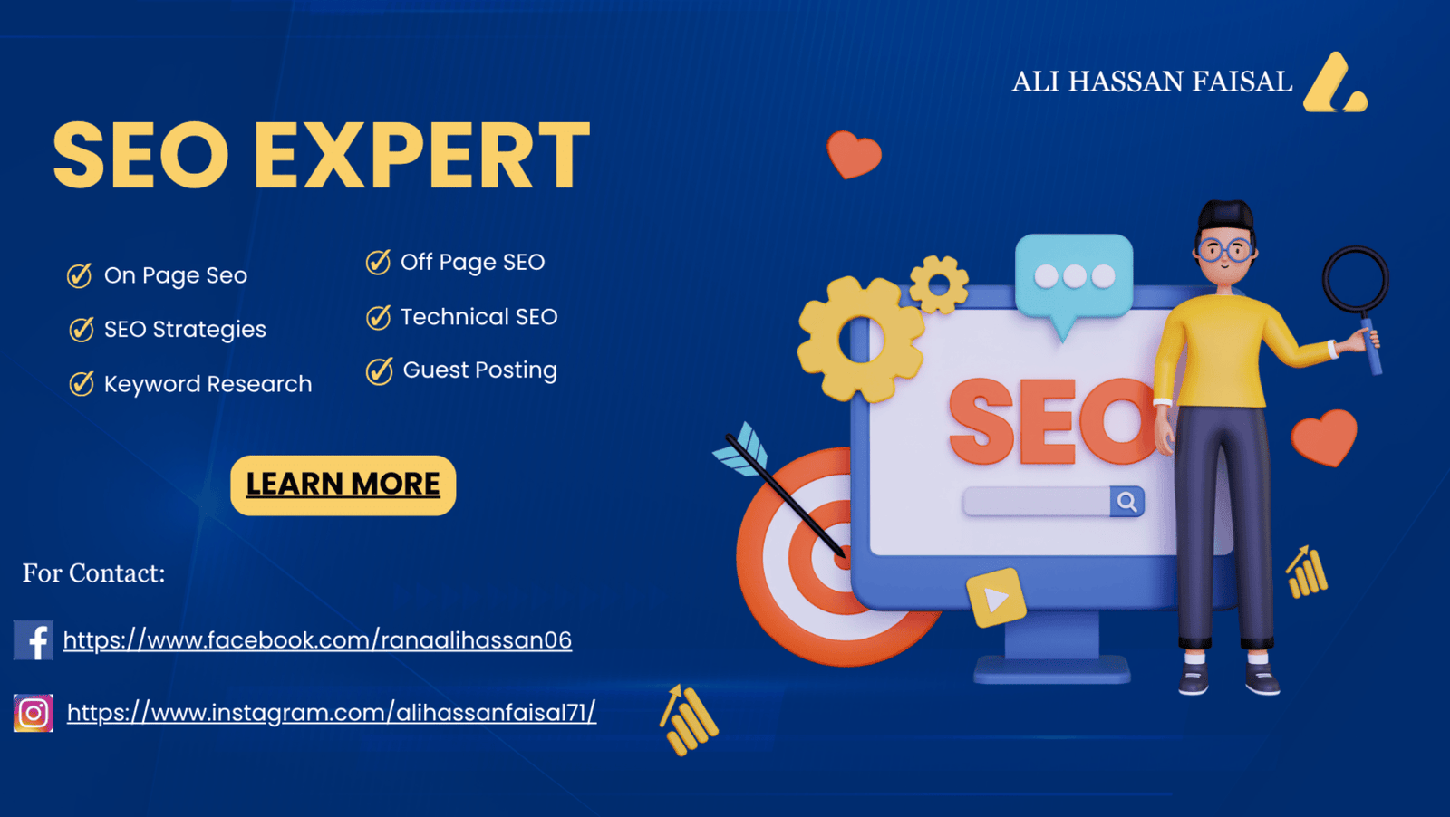 Ali Hassan Faisal – SEO Expert