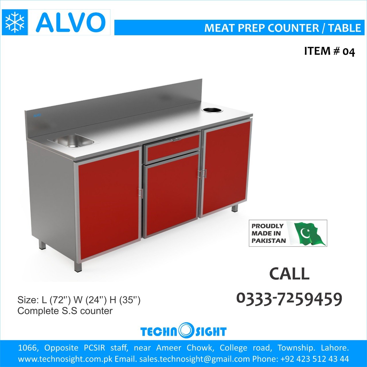 ALVO Meat Display for Meat Shop Pakistan#ALVO Meat Chiller