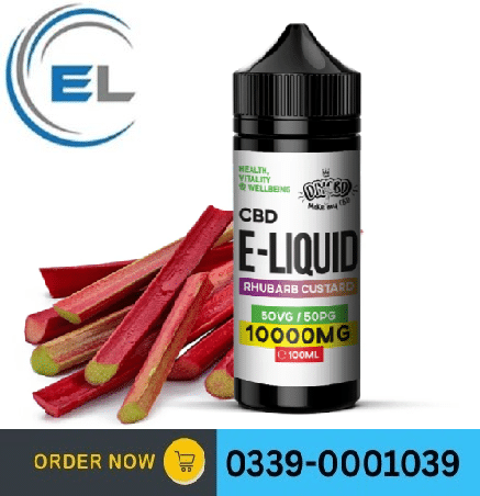 Supreme E-Liquid 10000MG Rhubarb Custard | UK’s Best CBD Vap