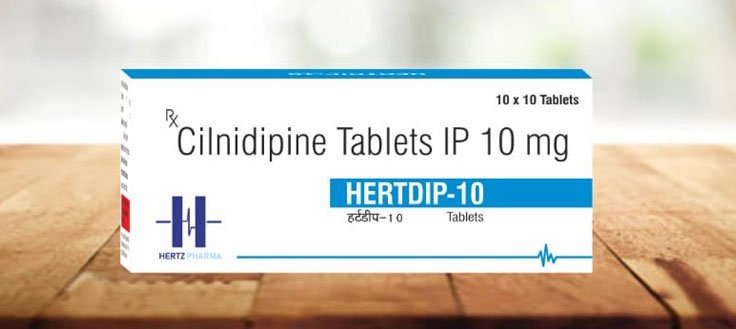 Cilnidipine 10 mg Tablets – Buy Hertdip10 from Hertzpharma