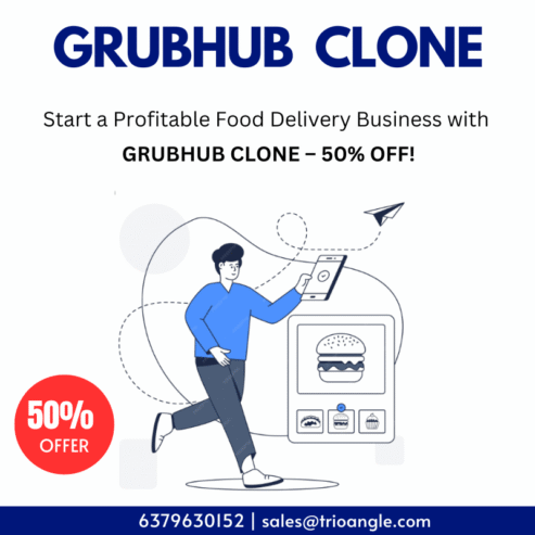 🚀 Start a Profitable Food Delivery App – Grubhub Clone
