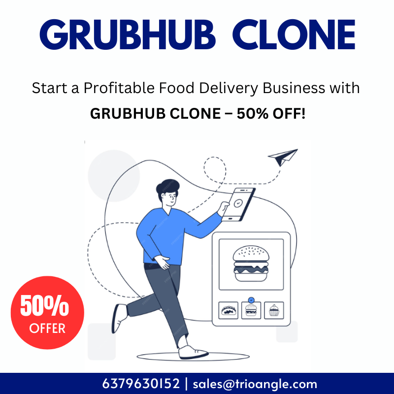 🚀 Start a Profitable Food Delivery App – Grubhub Clone