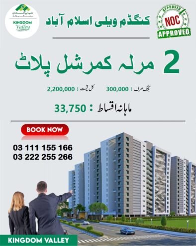 Kingdom Valley 4 Marla Commercial plot for sale