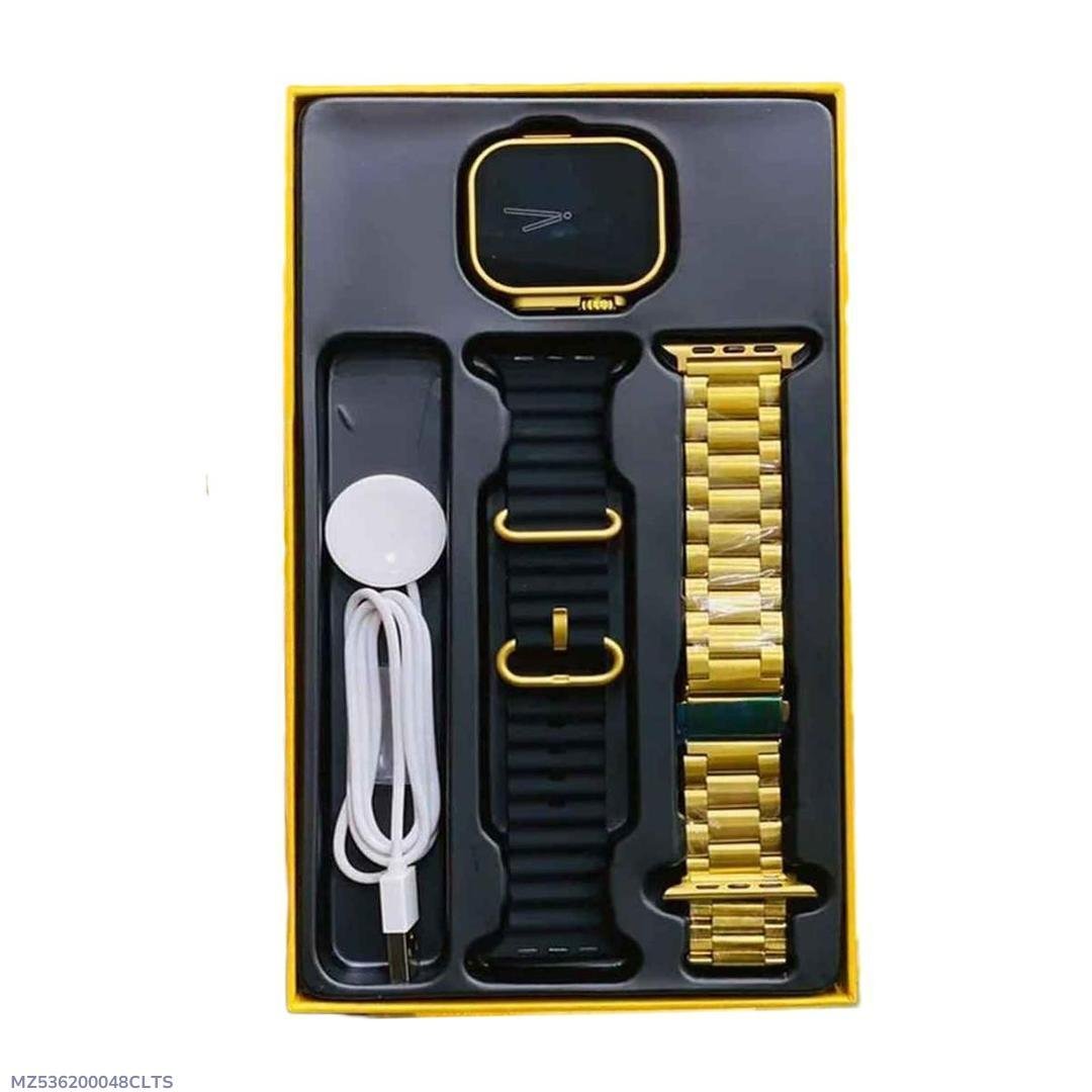 HK-09 Smart Watch Ultra Golden Edition- 1 Pcs