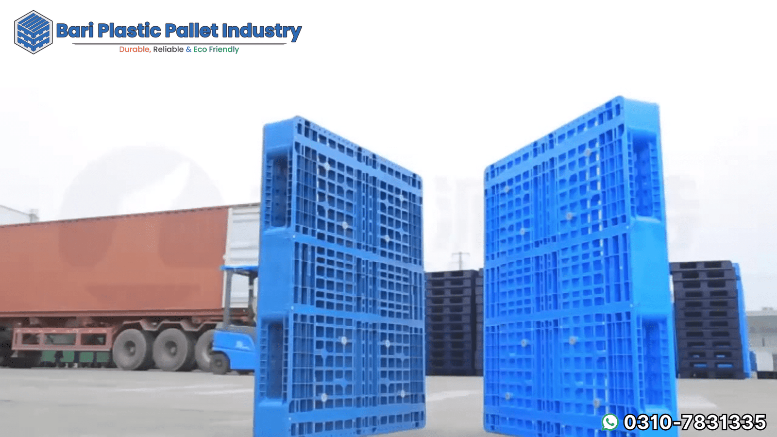 Plastic Pallet 1212 P-4 Rackable Top Perforated