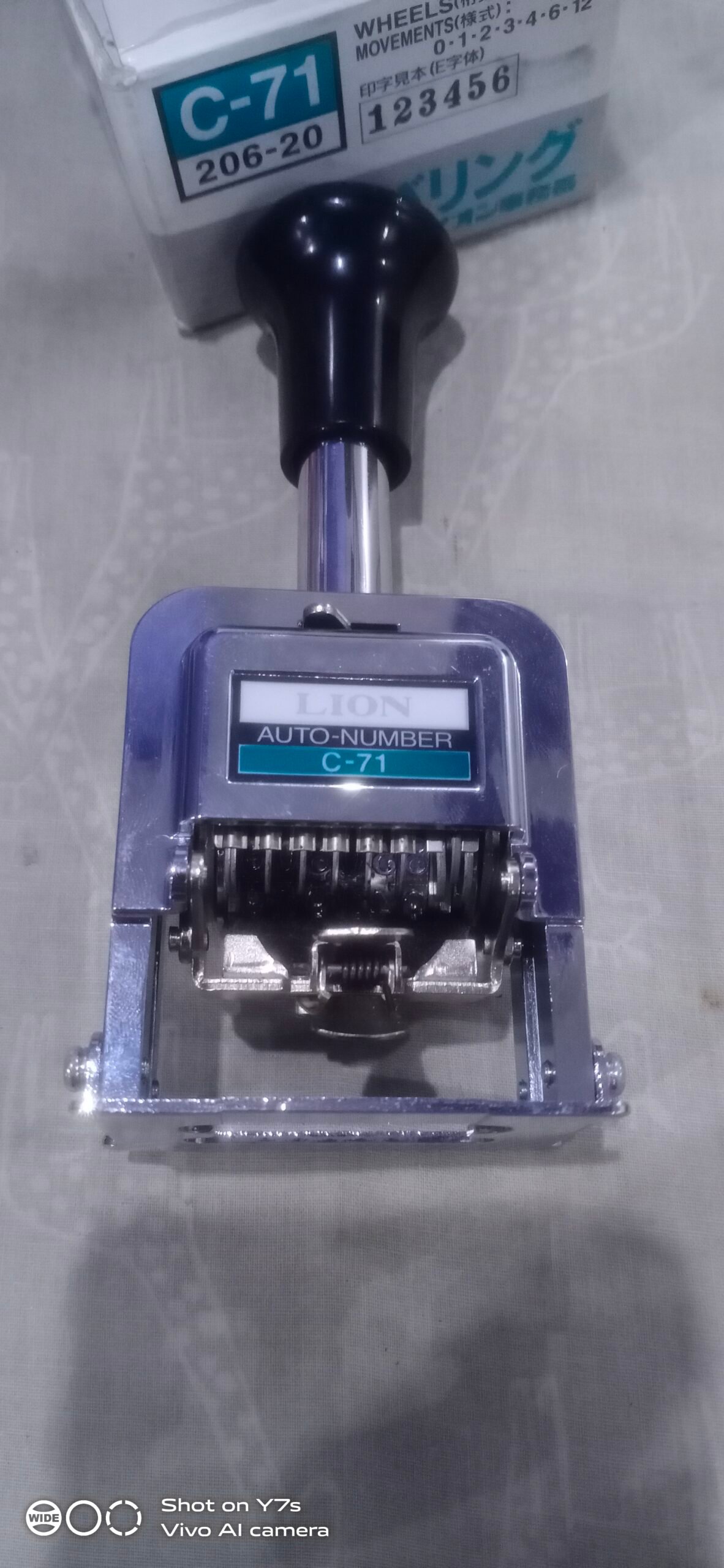 PRO-LINE Heavy Duty Automatic Numbering 6 Digit Roma Machine