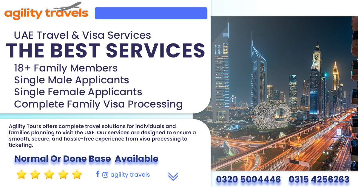 UAE Family Visit Visa Offers for Adult And Child