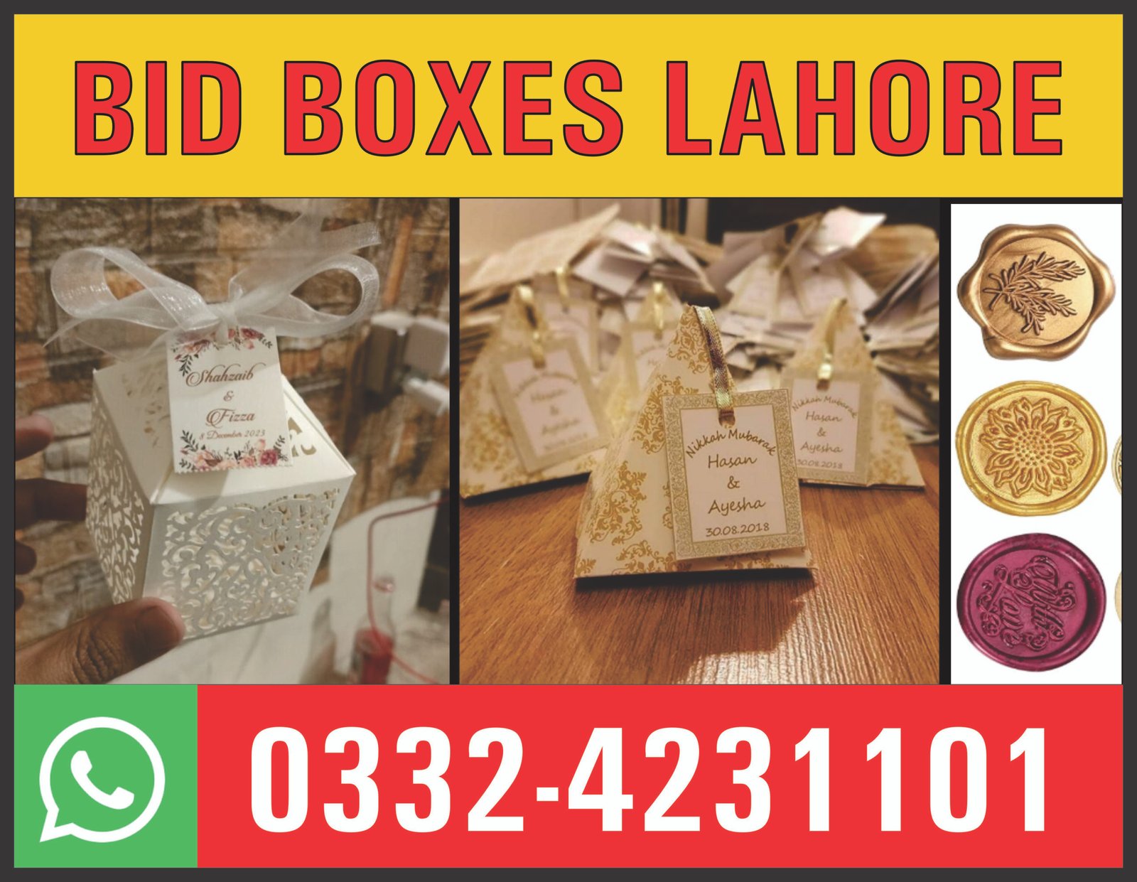 BId Boxes Nikkah Boxes Lahore Pakistan