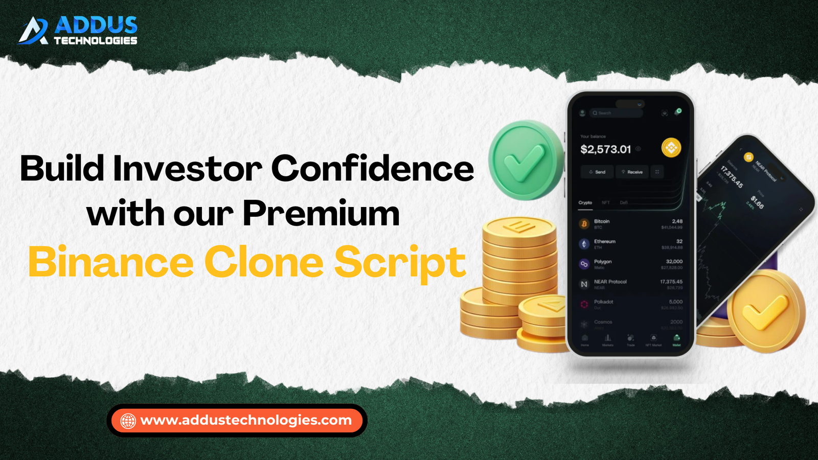 Build Investor Confidence with our Premium Binance Clone app