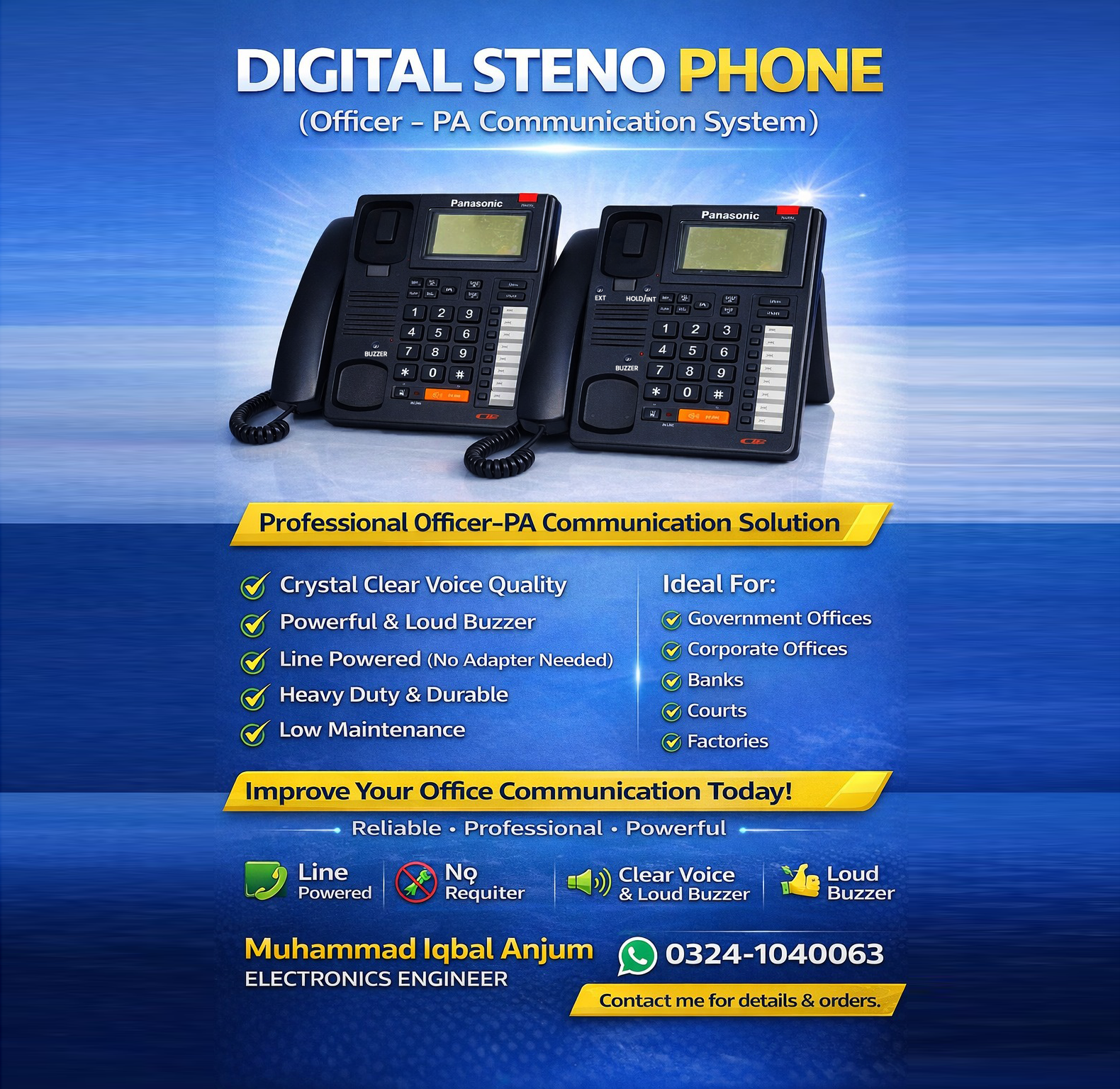Digital Steno Phone