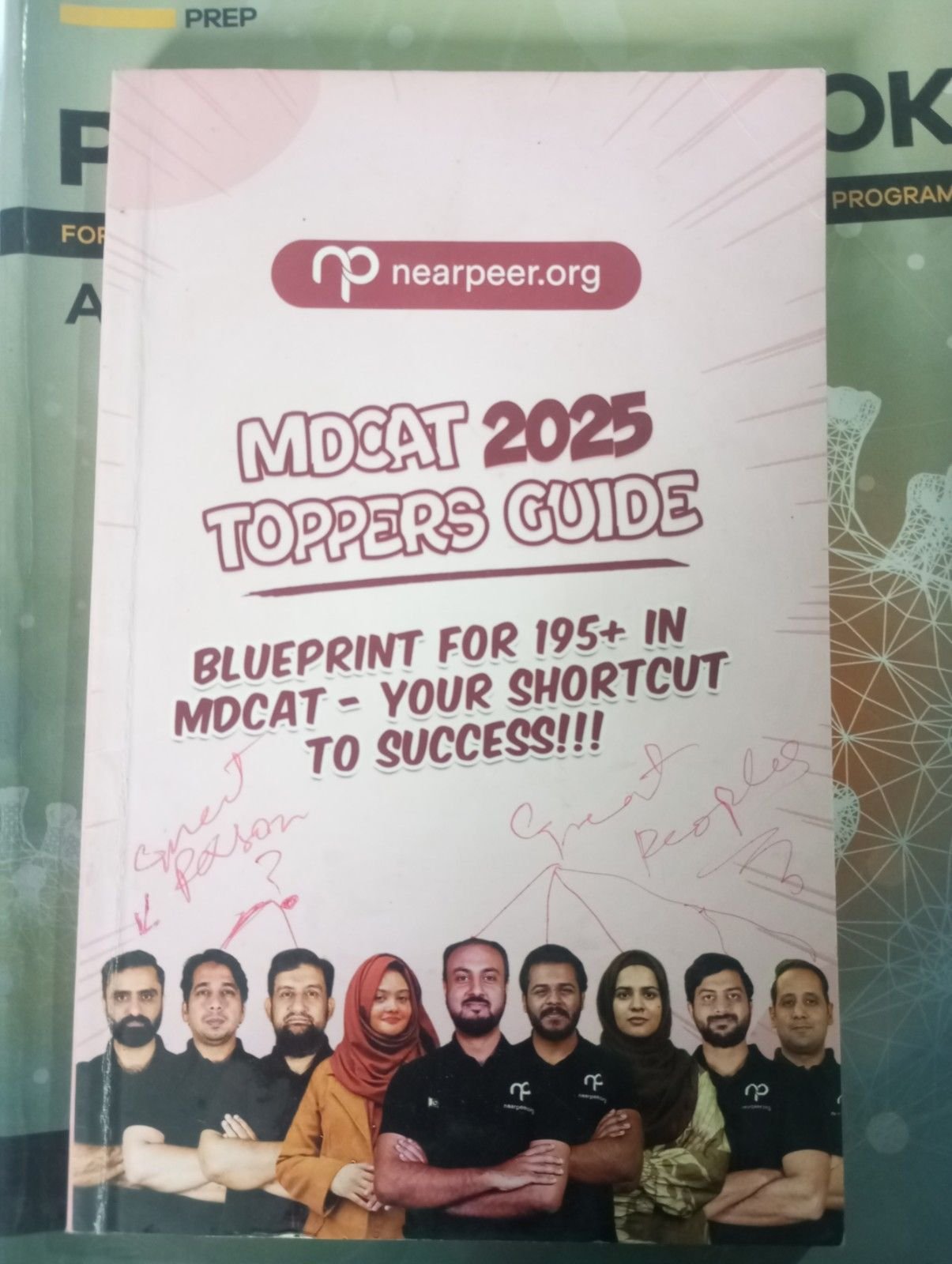 Mdcat books and hand written notes