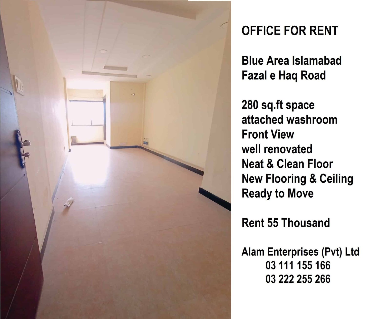 Office for rent in islamabad Blue area
