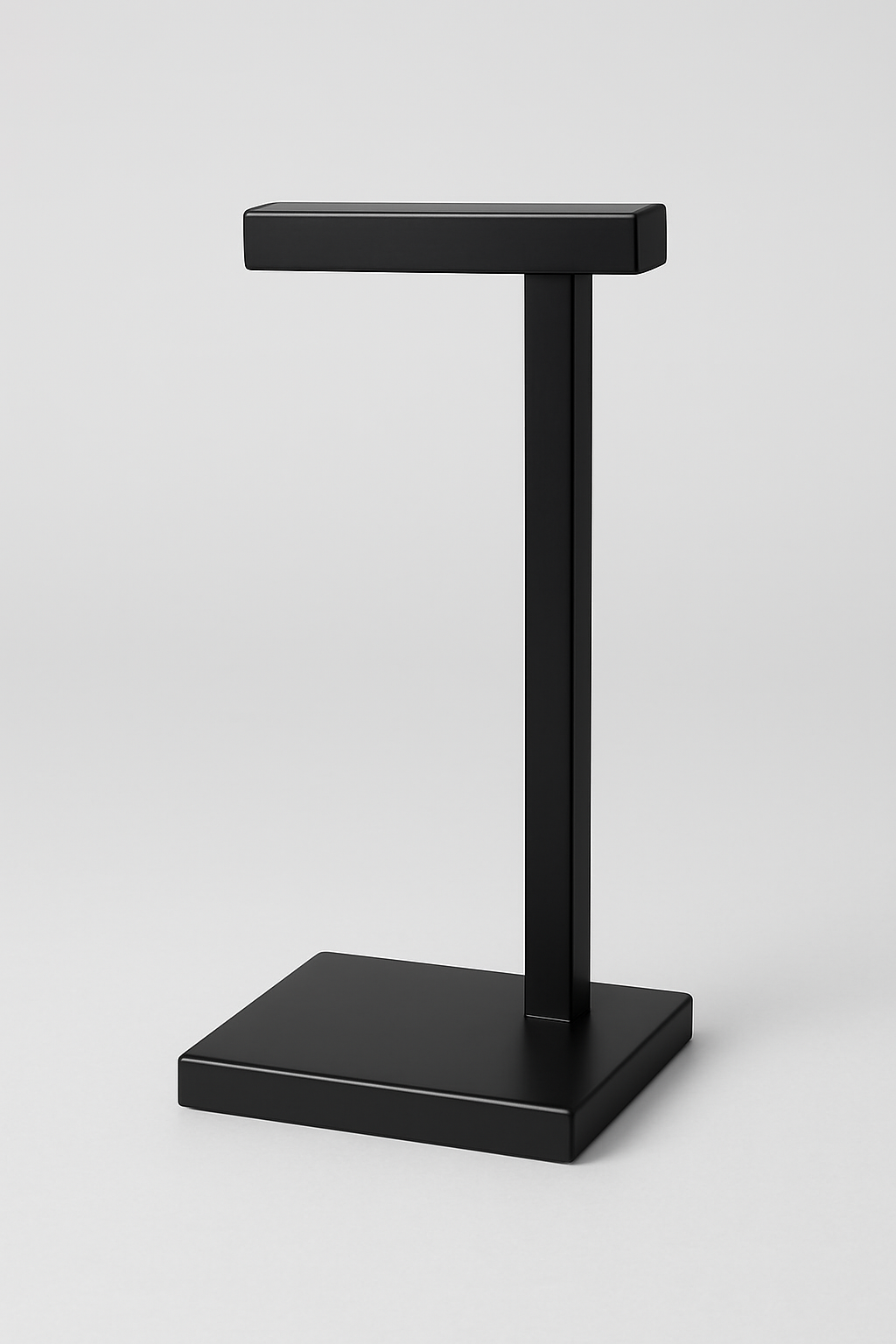 🎧 Personalized Black Hardwood Headphone Stand